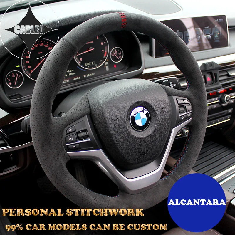 ADINTELADO ALCANTARA VOLANTE para BMW M Paquete E90, E91 Nuevo Funda de  Cuero Y EUR 383,29 - PicClick ES