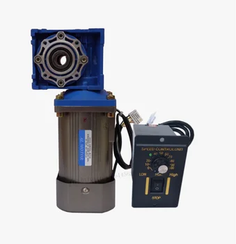 

AC220V 370W RV40 AC Gear Reduction Turbine Worm Geared Motor, Speed Regulating Motor, Reversible, High Torque + Speed Controller