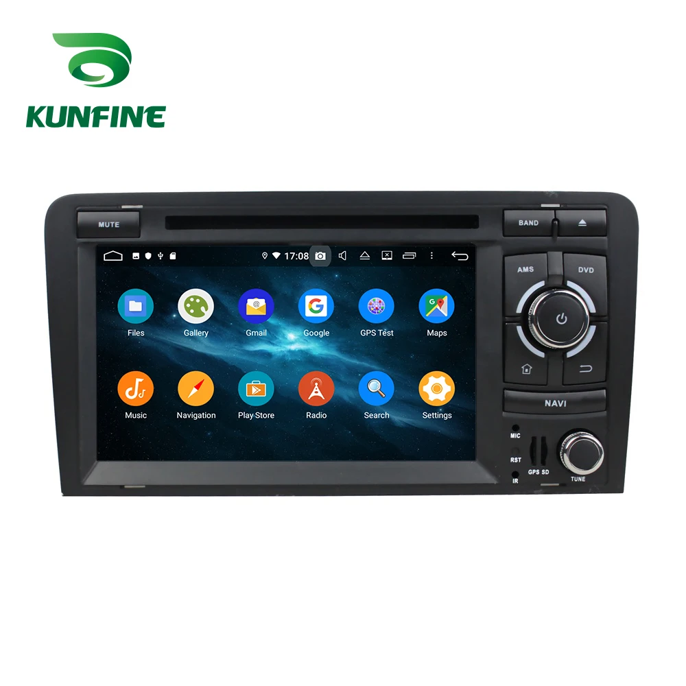 Perfect Android 9.0 Octa Core 4GB RAM 64GB Rom Car DVD GPS Multimedia Player Car Stereo for Audi A3 2006-2013 Radio Headunit WIFI 3G 3