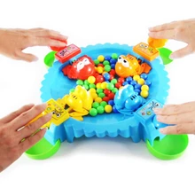 Comer bola sapo jogo de tabuleiro multiplayer corrida competitiva brinquedo interativo jogar com amigos adesivos educativos presente para crianças