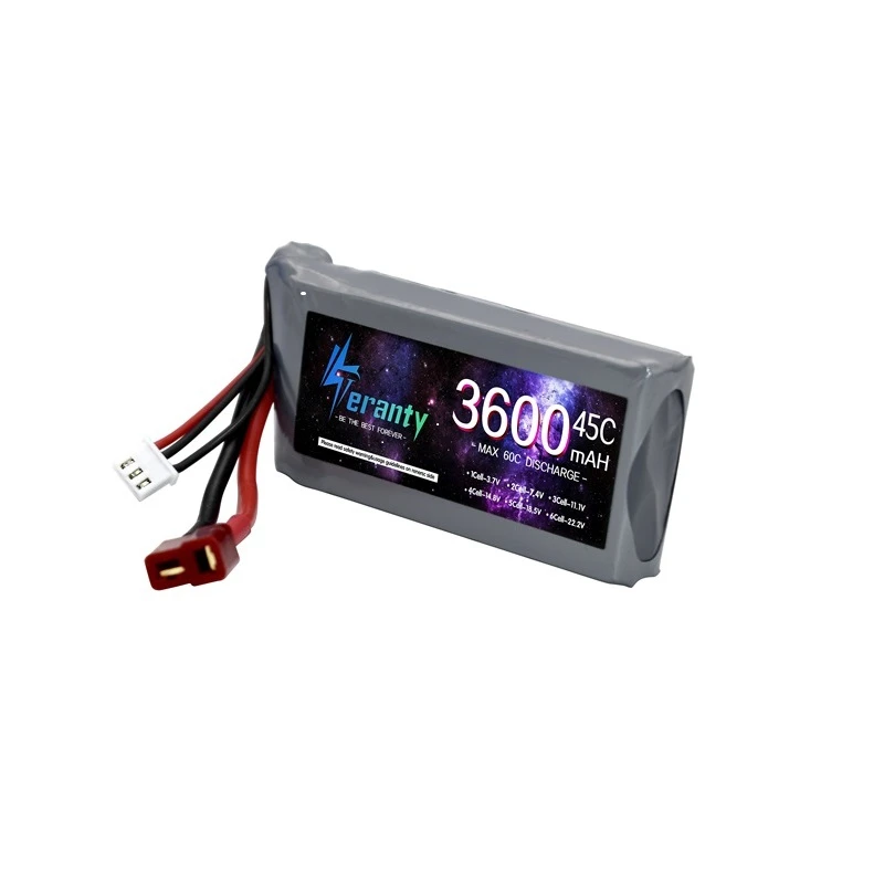 Rechargeable Lithium Batteries 7.4V 2700mah 3200mah 3450mah 3600mAh For Wltoys 12428 12423 feiyue 03 Q39 RC Car