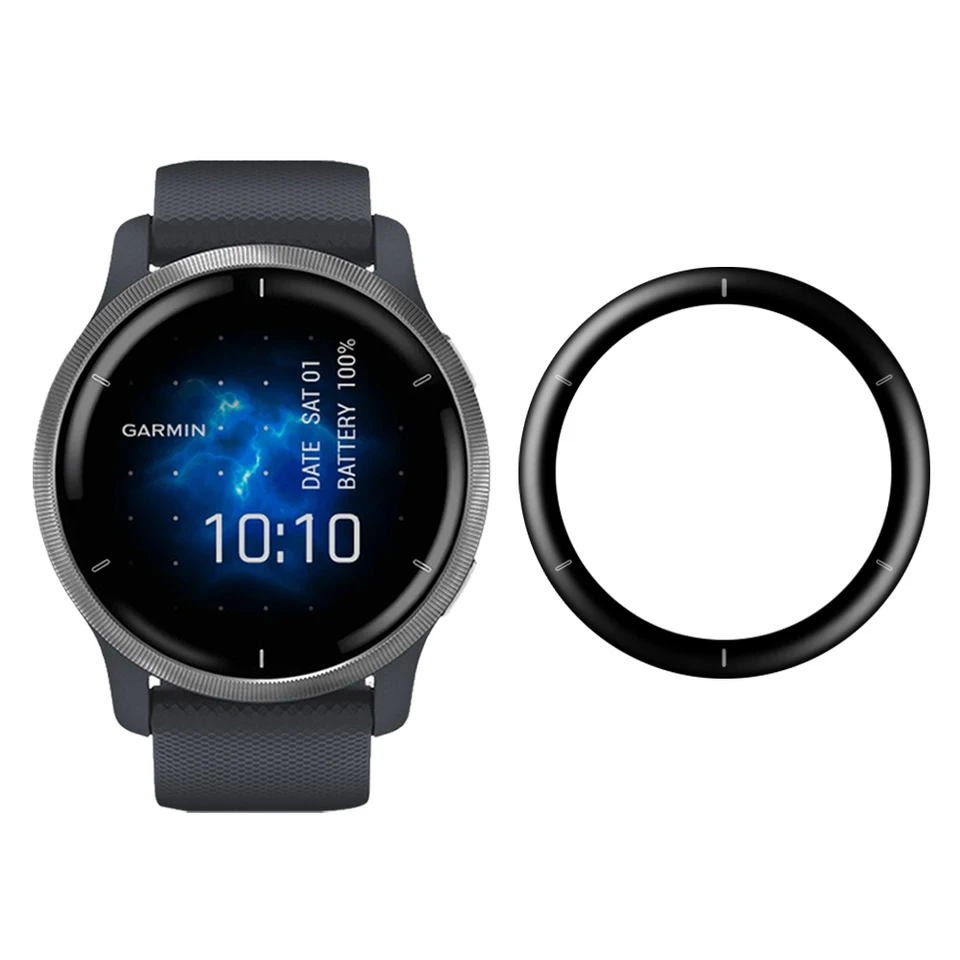 Garmin venu 2/venu 2s用の5dソフトガラス保護フィルム,湾曲したカバー