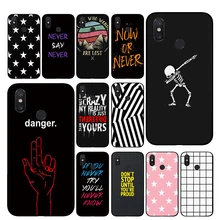 Черно-белые звезды линии искусства для Xiaomi Redmi GO 4 5 6 7 Pro 4A 4X 5A 5Plus 6A чехлы крышка