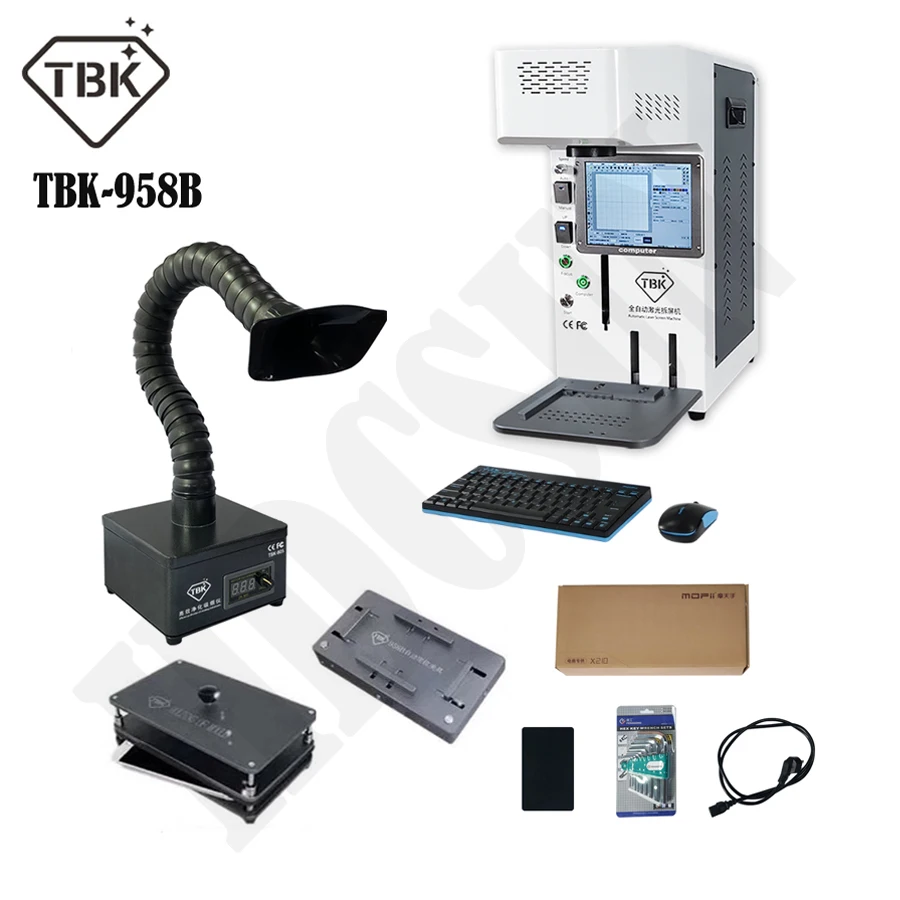 TBK Новый 958B лазерный сепаратор отделяющая заднее стекло машина для удаления клея