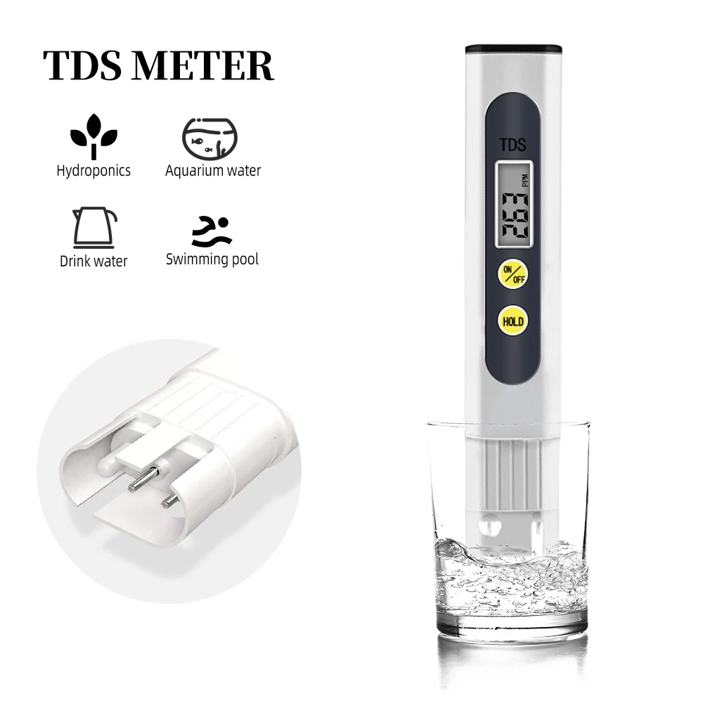Портативный Цифровой измеритель TDS с ЖК-дисплеем карманная ручка