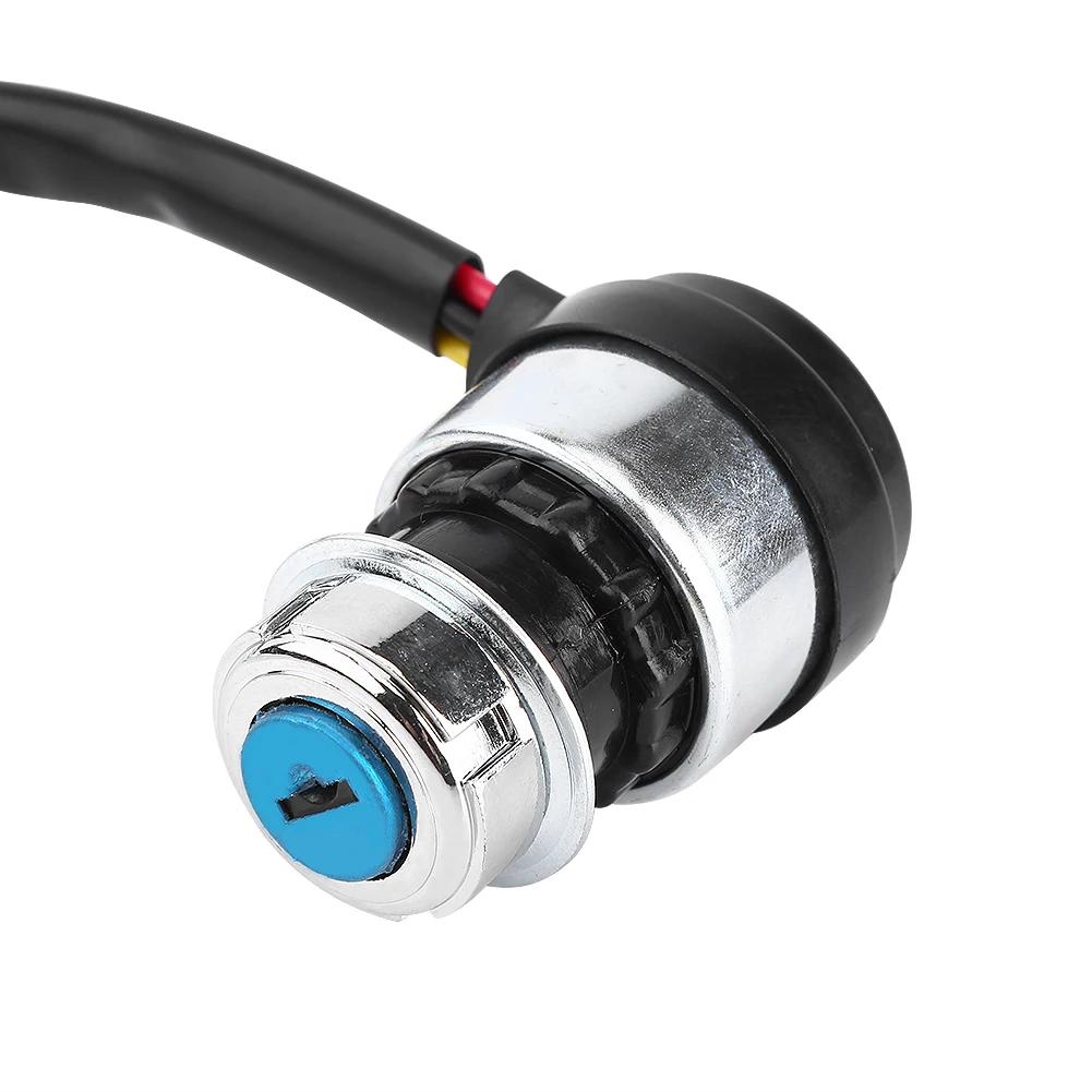 5 Wire 5 Pin Ignition Key Switch Start Lock with 2 matching keys For Most 50-250CC Motorcycle Dune Buggy Go Kart ATV