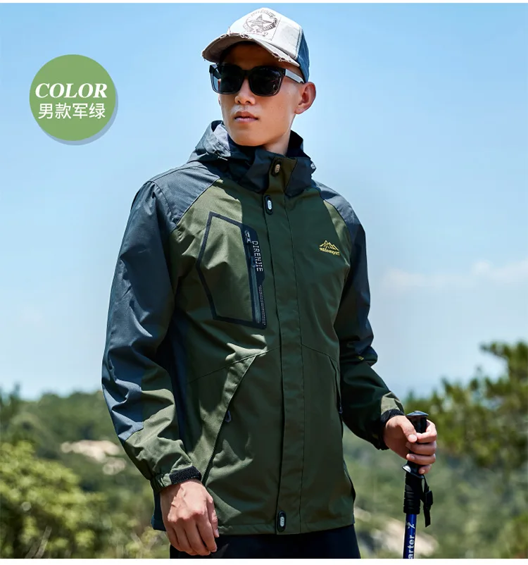 От производителя, Женская GORE-TEX куртка, осенняя, однослойная, тонкая, ветрозащитная, водонепроницаемая, мужская куртка