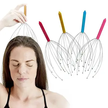 

Head Wire Massage Claw Octopus Scalp Massage Claws Clearing Veins Soothing Brain Refreshing Head Relaxer Hair Claw