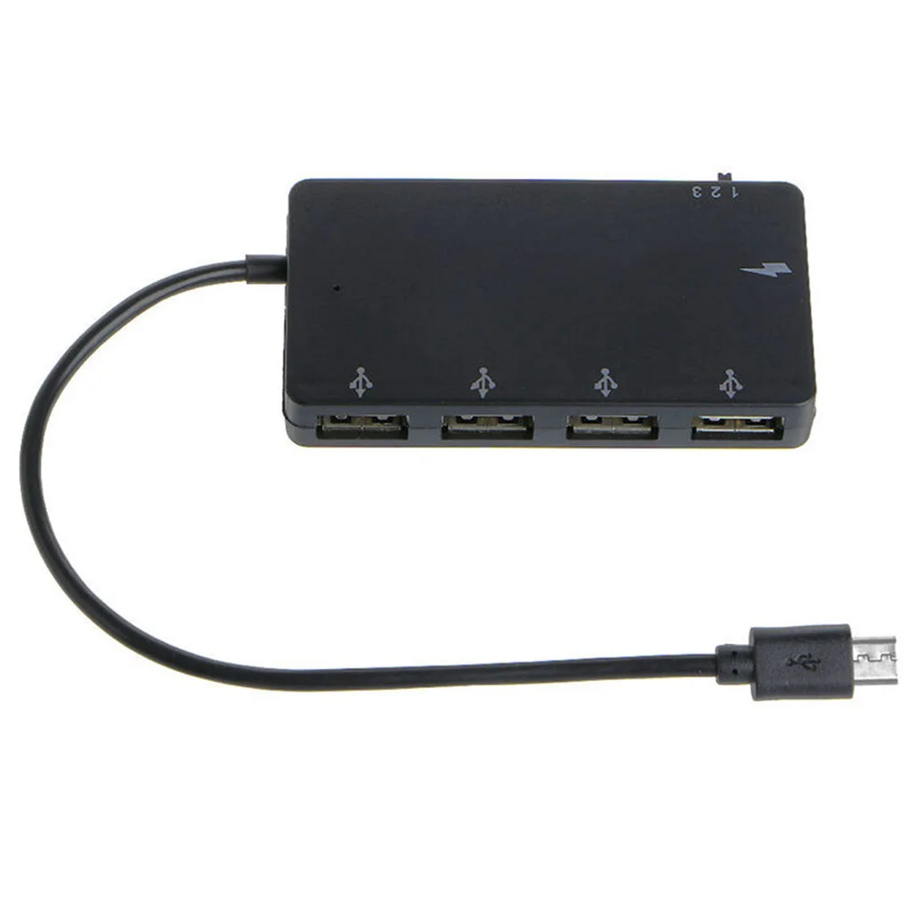 4 Port Charging Electric HUB Adapter Portable Mobile Phone DIY Power Supply Micro USB OTG For Android Replacement Part Hotel |