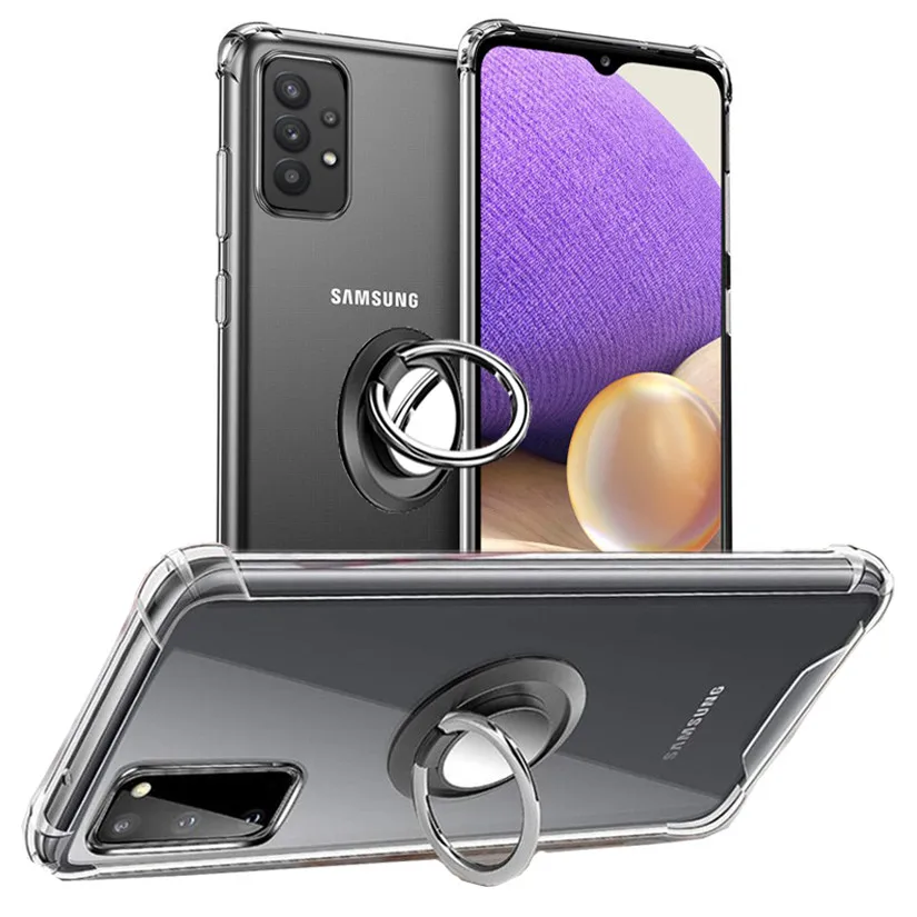Laboratorium kloof Verzamelen Telefoon hoesje Samsung a32 Ring hoesje, smartphone hoesjes Voor a52s a22  a52 a72 5G Siliconen Transparante Shockproof Cover Samsung Galaxy a32 a22  Case|Phone Case & Covers| - AliExpress