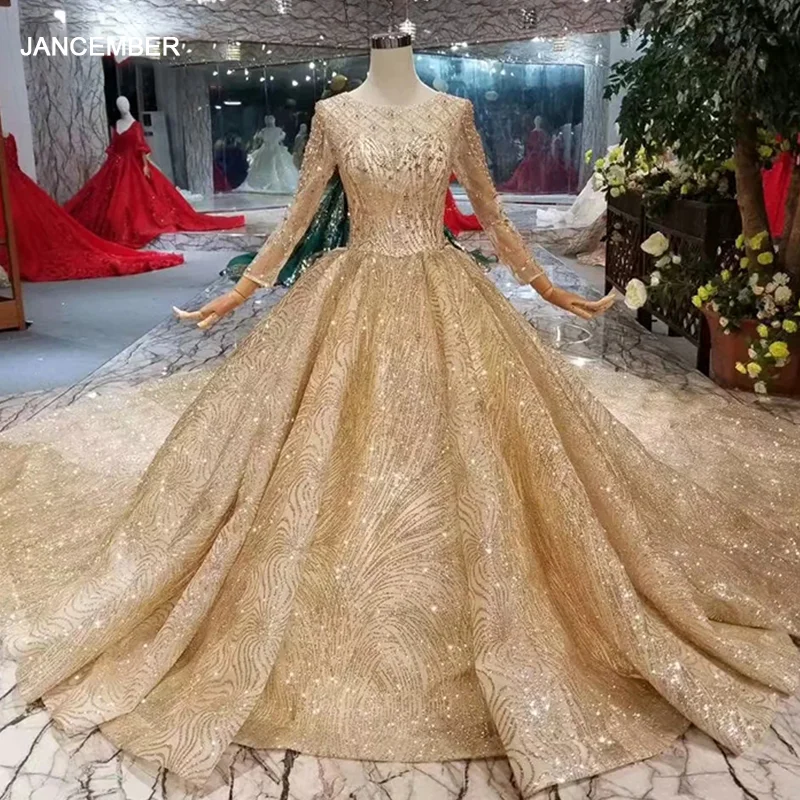 golden gown for bride