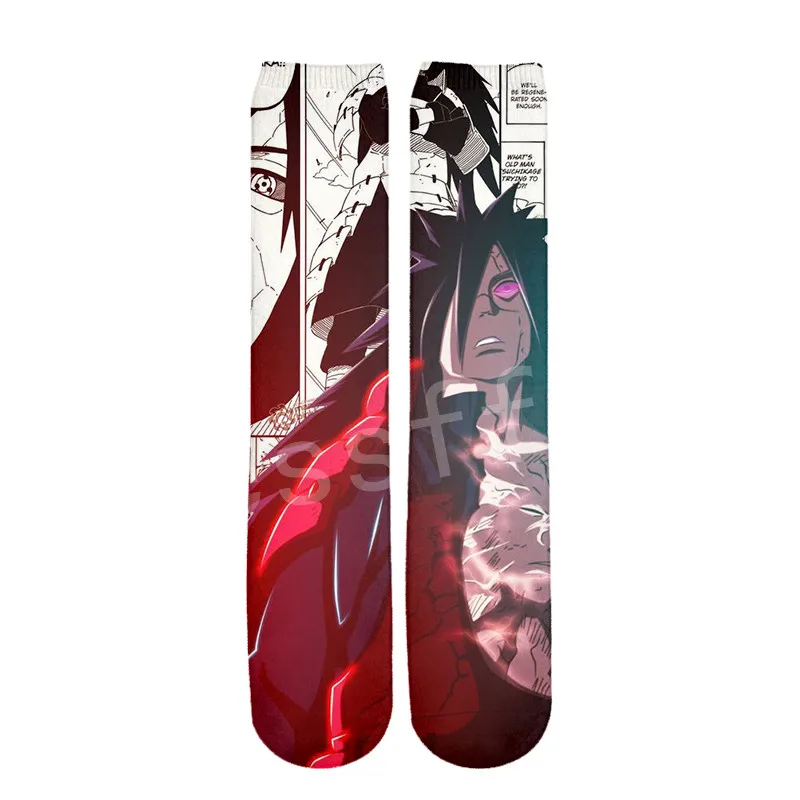 Like pic Tessffel горячее аниме Наруто мультфильм Новая мода Harajuku Повседневная унисекс 3DfullPrint мальчики/девочки/мужские/женские разноцветные безбортные носки S-3 - Цвет: Like pic
