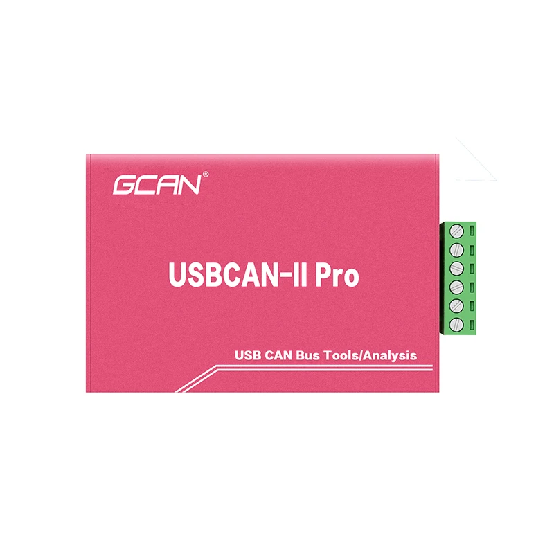 

GCAN USBCAN-II Pro CAN Bus Adapter,Debug,Analyzer Analysis Tool USB to CAN-BUS Converter USB-CAN Box Support DBC CANopen J1939