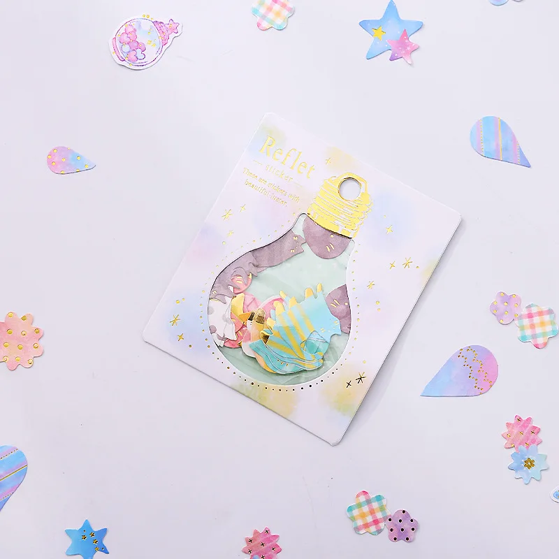 AngelHere 30 шт./лот горячая штамповка стикер Kawaii креативный цветок стикер s планировщик украшение книги DIY Материал Рождество стикер - Цвет: 6