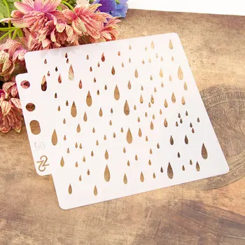 

Raindrops Layering Stencils for Diy scrapbook coloring,painting stencil,home decor diy etc. Product image