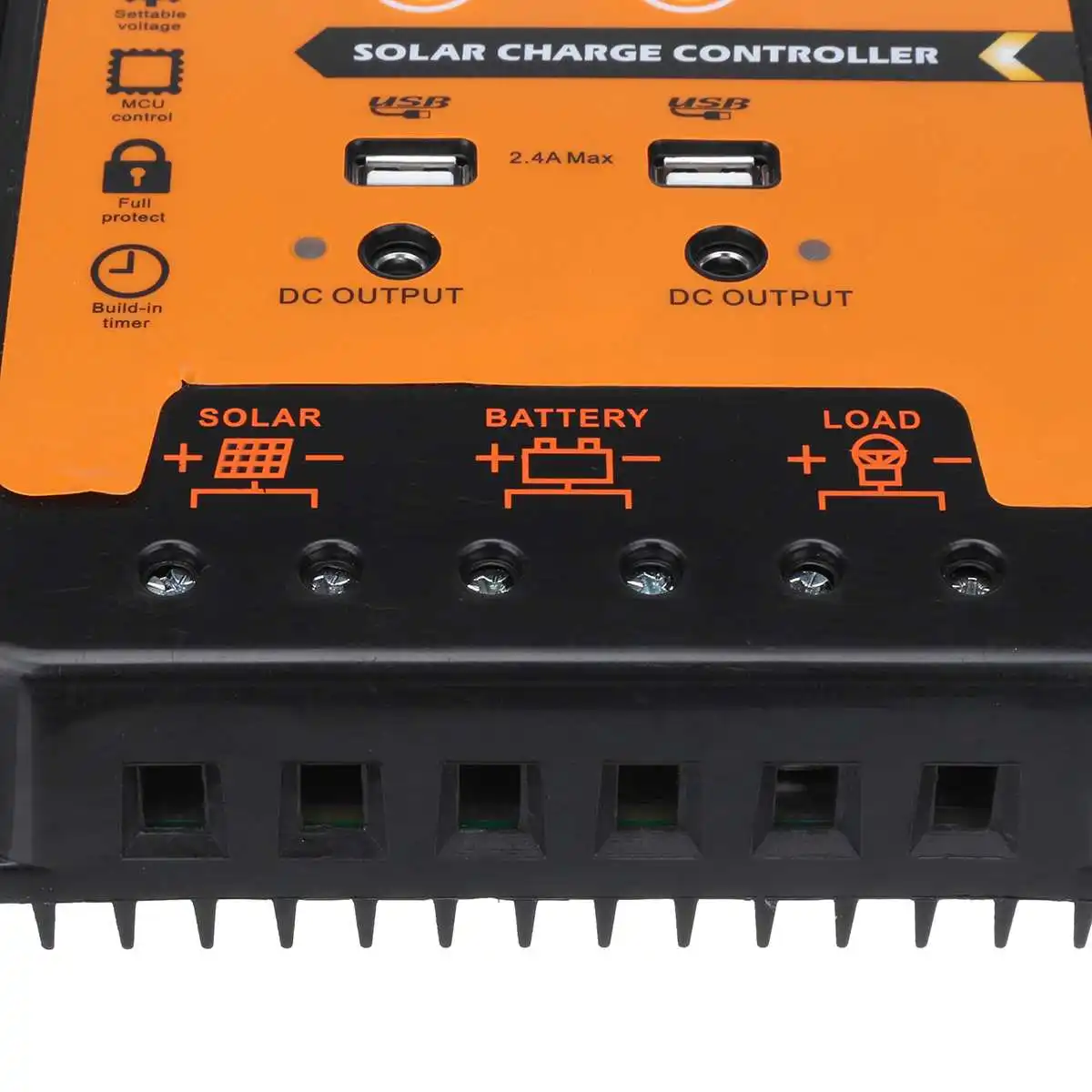 30A/50A/70A MPPT Солнечный Контроллер заряда 12 в 24 в автоматический ЖК-дисплей двойной USB солнечная батарея Панель Регулятор домашнее зарядное устройство