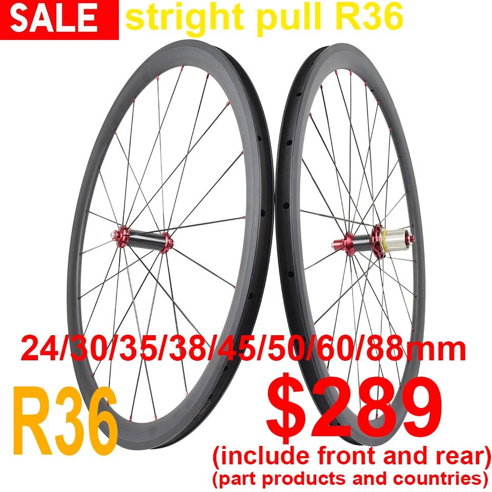 ROUES ZEFIRO T5010 Carbone Tubulaires Vélo de Course Road Vélo Wheels