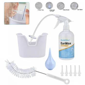 

500ml Ear Irrigation Cleaning Kit Ear Wax Washing Bottle System Earwax Removal Kit Useful Earwax Cleaner Ear Care for Adult Kids