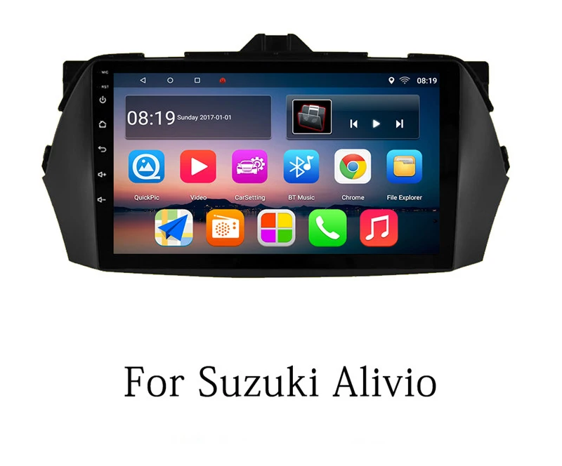 

9" Octa-core 2.5D IPS screen Android 8.1 Car GPS radio Navigation for Maruti Suzuki Ciaz 2014-2016