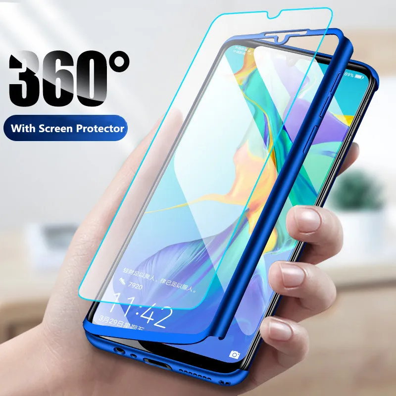 

360 PC Full Cover Cases For Samsung Galaxy Note 10 Pro 9 8 5 4 Case S8 S9 S10 Plus S6 S7 Edge S5 Case Cover With Protective Film