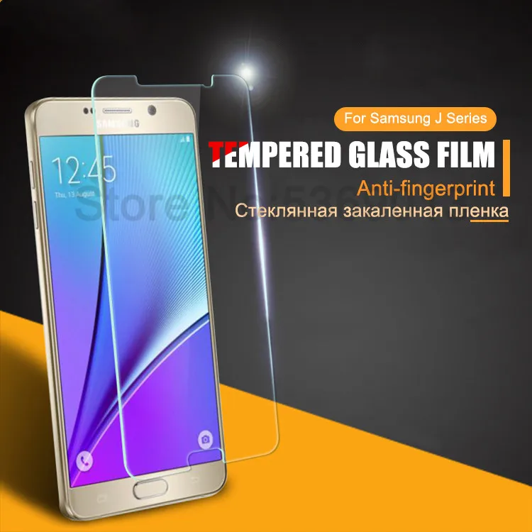 Tempered Glass on the For Samsung Galaxy J3 J5 J7 A3 A5 A7 A6 A8 Plus A9 Screen Protector Protective Film