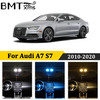 

BMTxms 18Pcs For Audi A7 S7 RS7 4G 4GA 4GF Quattro Sportback Hatchback Canbus LED Interior Lights License plate Lamp Bulbs