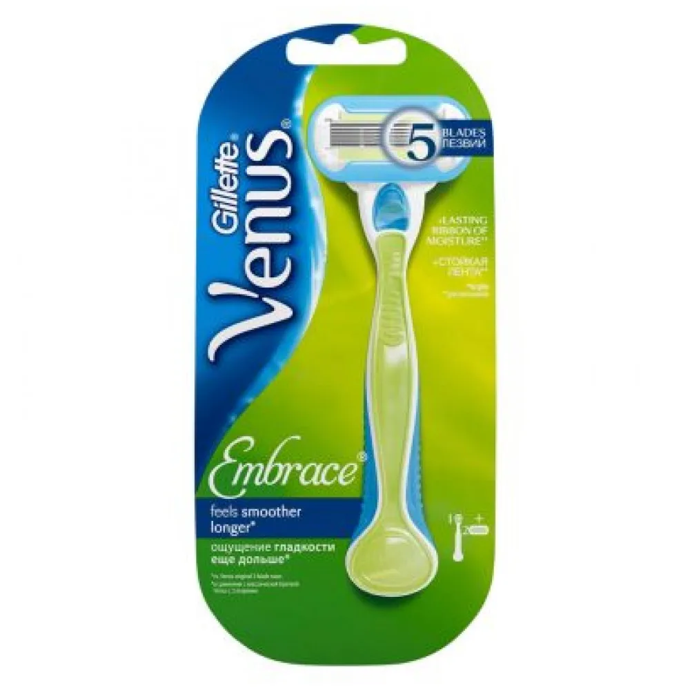 Бритва с 2 сменными кассетами «Embrace» Venus