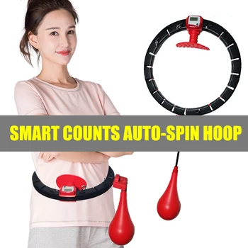 

High Quality Smart Counts Auto-Spin Hoop Lose Weight Exercise Fitness Sports Training Tool Slim Waist MD88