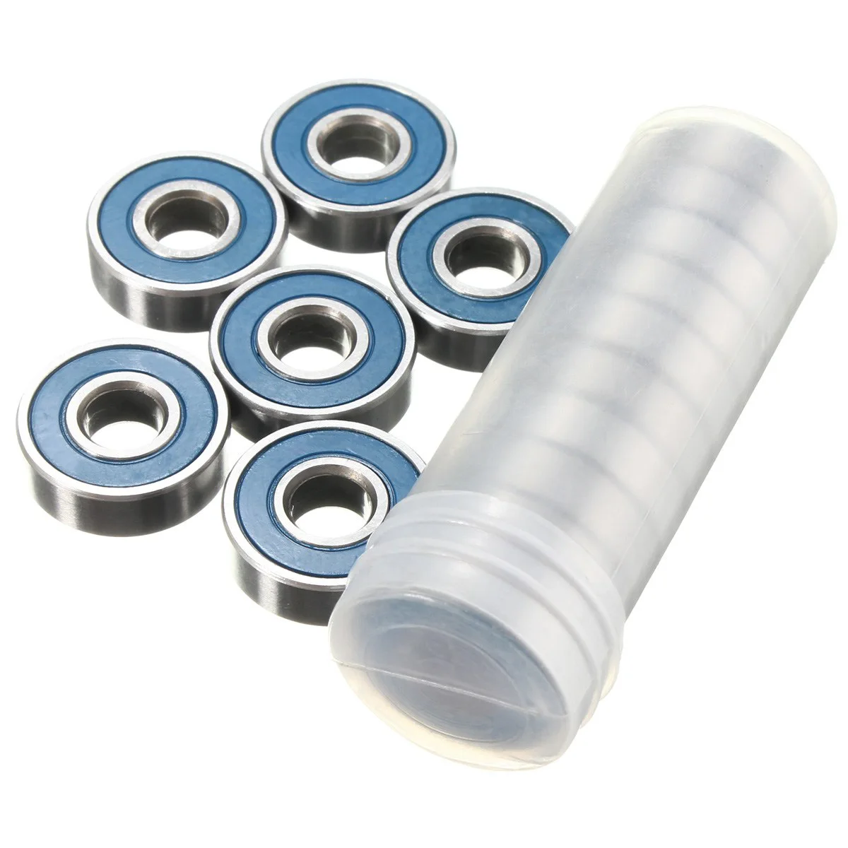 Blue 608RS Carbon Steel ABEC-9 Model Skateboard Wheel Bearings Kit Roller Skate Scooter Toy Car Wheel Bearing Replacement Parts