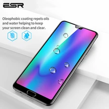 ESR Gehärtetem Glas für Huawei Honor 10 Screen Protector 3X Stärker 9H 3D Gebogene Volle Abdeckung für Huawei Ehre 10 Protector Glas
