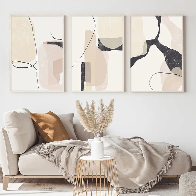 Black Line Marble Texture Canvas