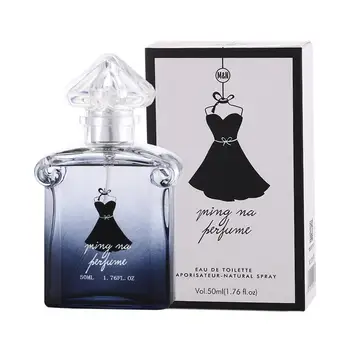 

50ML Women Perfume Spray Bottle Parfum Atomizer Long Lasting Black Dress Flower Fruit Notes Perfume