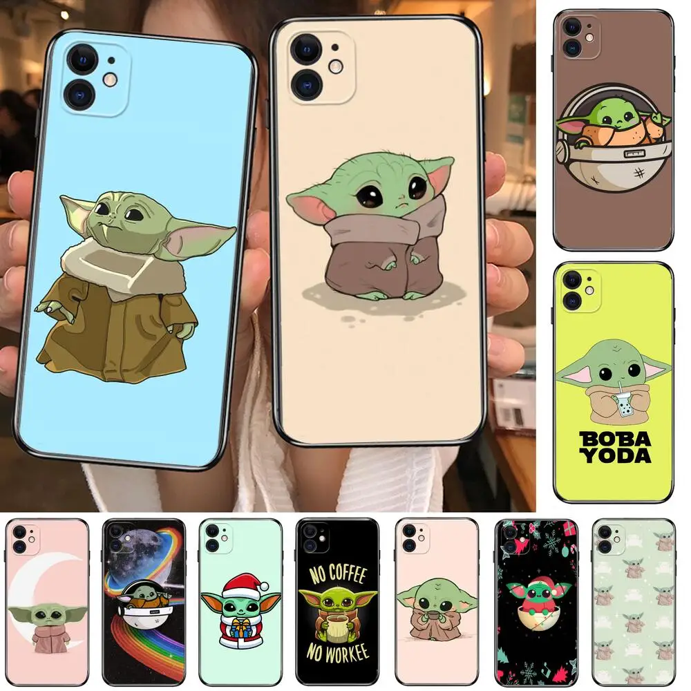 cute lovely baby yodae style Phone Cases For iphone 11 Pro Max case 12 8 PLUS 7 6S XR X XS mini mobile cell | Мобильные телефоны и