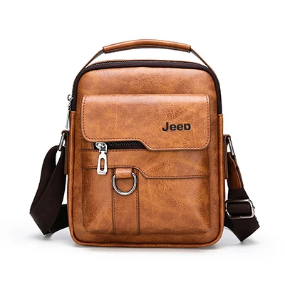 Jeep, роскошная брендовая мужская сумка через плечо, деловая Повседневная сумка ptgirl, Большая вместительная сумка на плечо, сумка для ноутбука, женская сумка - Цвет: Khali-Large