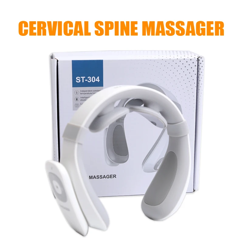 

Multi-function Neck Massager Instrument Heating Neck Massager Relief Stimulator Scraping Acupuncture Cupping Patting Massage