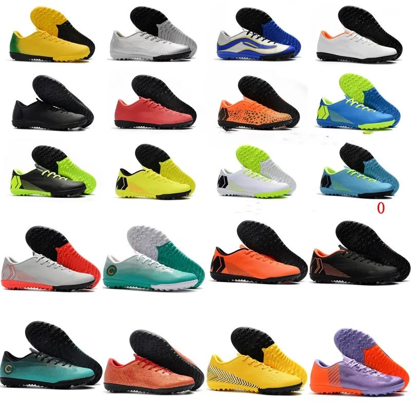 

2019 low soccer cleats VAPORX 12CLUB TF CR7 Superfly VI 360 Elite soccer shoes mens football boots Ronaldo neymar orange New ch