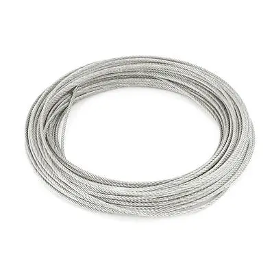 

Grinding Machine 7x7 2.5mm Dia 25M Long Stainless Steel Wire Rope Cable