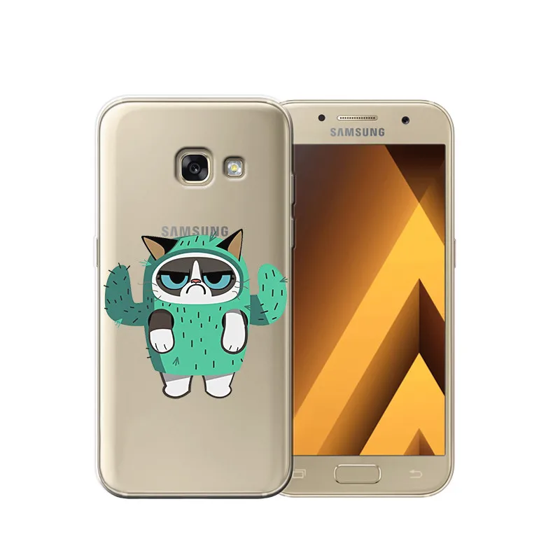 С изображением кошек и собак из мультфильмов для samsung Galaxy A9 A8 A7 A6 A5 A3 A10 A30 A20 A50 A70 A60 A40 A20E чехол для телефона чехол Funda ETUI