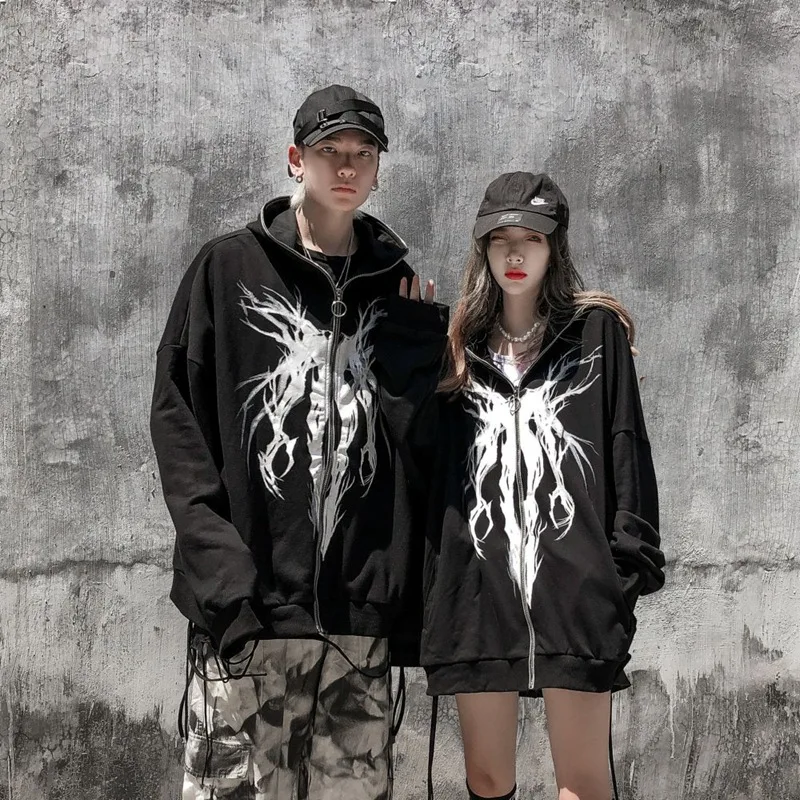 هودی دارک انجل پانک اورسایز Oversize Sweatshirt Punk 41 H41a5d7b3d95c4641bfc4ce75ad488cf5Z