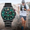 CURREN Watches Men's Sport Quartz Chronograph Wristwatches Luxury Stainless Steel Clock with Luminous Watch Relogio Masculino 4