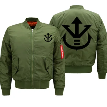 

Dragon Ball Z Japan Anime Bomber Jacket Men New 2019 Autumn Winter Thick Zip Fashion Warm Coat Parka Motorcycle Mens Jackets 8XL