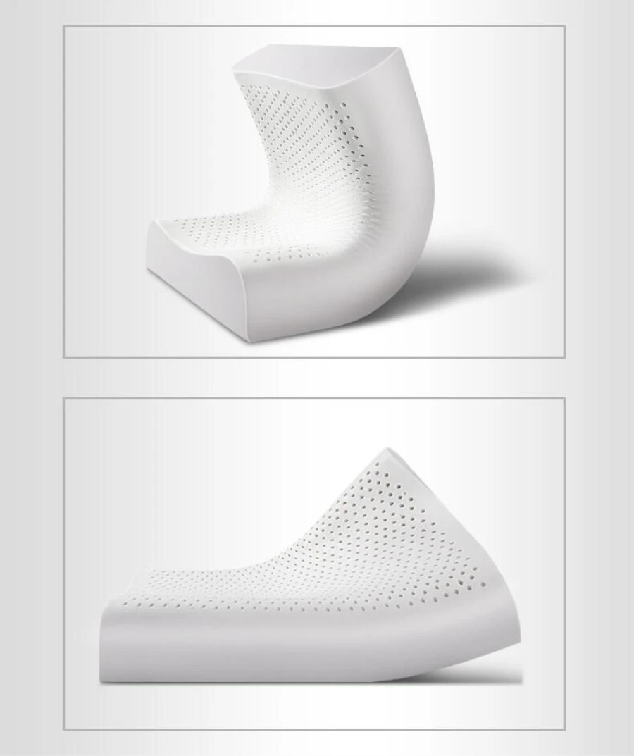 PurenLatex 50x30 Thailand Pure Natural Latex Pillow Spine Neck Protective Student Kid Teenager Cervical Pillow Orthopedic Pillow-xq (18)