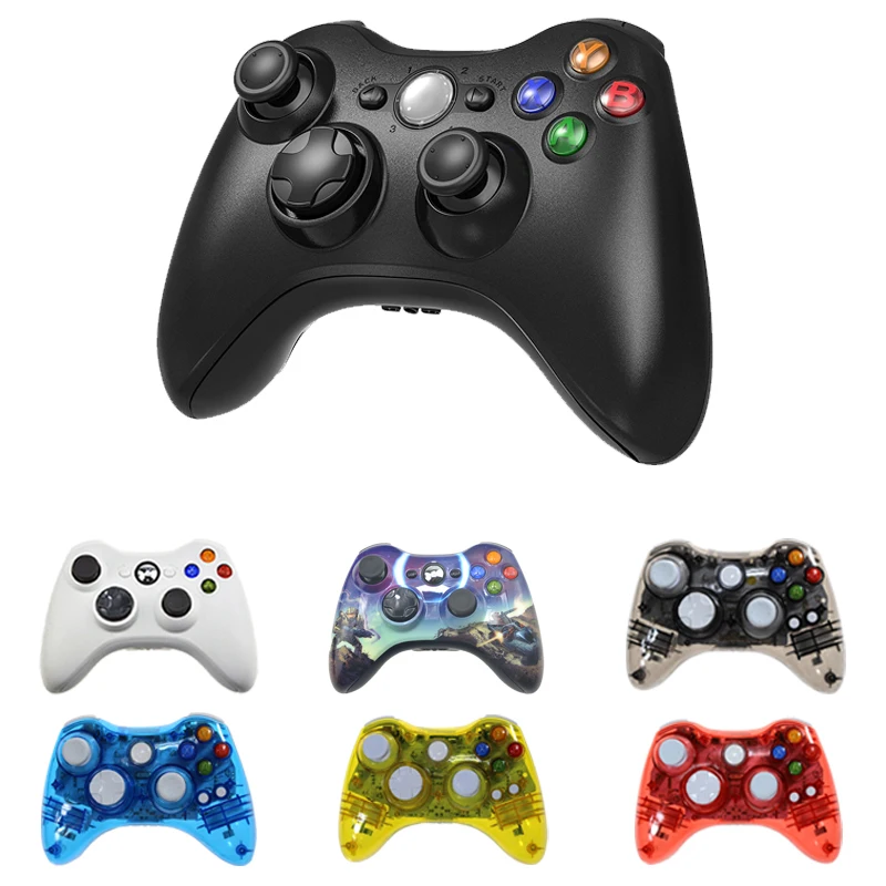 Kablosuz veya kablolu destek Bluetooth denetleyicisi Xbox 360 için Gamepad Joystick X box 360 Jogos Controle Win7/8/10 adet joypad|wireless pc game controller|pc controller wirelesswireless pc controller -