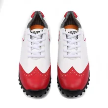 Новинка; обувь для гольфа с мячом; водонепроницаемая обувь для гольфа; женская спортивная обувь для активного отдыха; стильная женская обувь; дышащая обувь с перфорацией типа «броги»