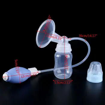 

1 Set Breast Pump Manual Control Valve Mom Breastfeeding Baby Milk Suction Feeding Newborn Bottle Powerful Collector Nursing