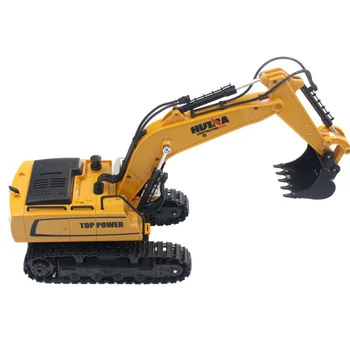 

1:16 HUINA 1331 Sound Rotation RC Truck 9 Channel Engineering Vehicles Simulation Easy Operate Drive Music Electronic Outdoor