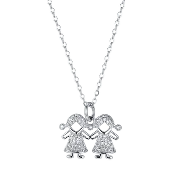 

Fahmi 2020 New Popular 100% 925 Sterling Silver Necklace4-4 High Quality Original Jewellery For Women Party Wedding Gift