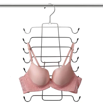 

Storage Hanger Folding Multi Use Anti Slip Rotated 16 Hooks Organizer Clothes Rack Silver Closet Metal Space Saving Practical