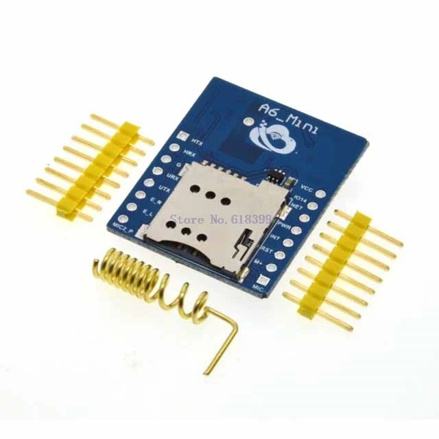 

A14-- Electronic mini A6 GPRS GSM Kit Wireless Extension Module Board Antenna Tested Worldwide Store SIM800L
