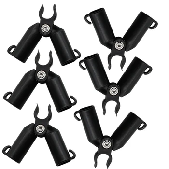 

15Pcs Gardening Fasteners Plastic Joint Support Accessories Supporter for Climbing Vines Plants Adjustable Angle 16mm